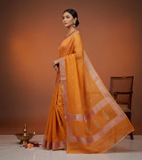Pure Khaddi Chiffon Banarasi Saree