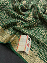 Mysore Silk Saree with Royal Chex Pattern (Chamundi)