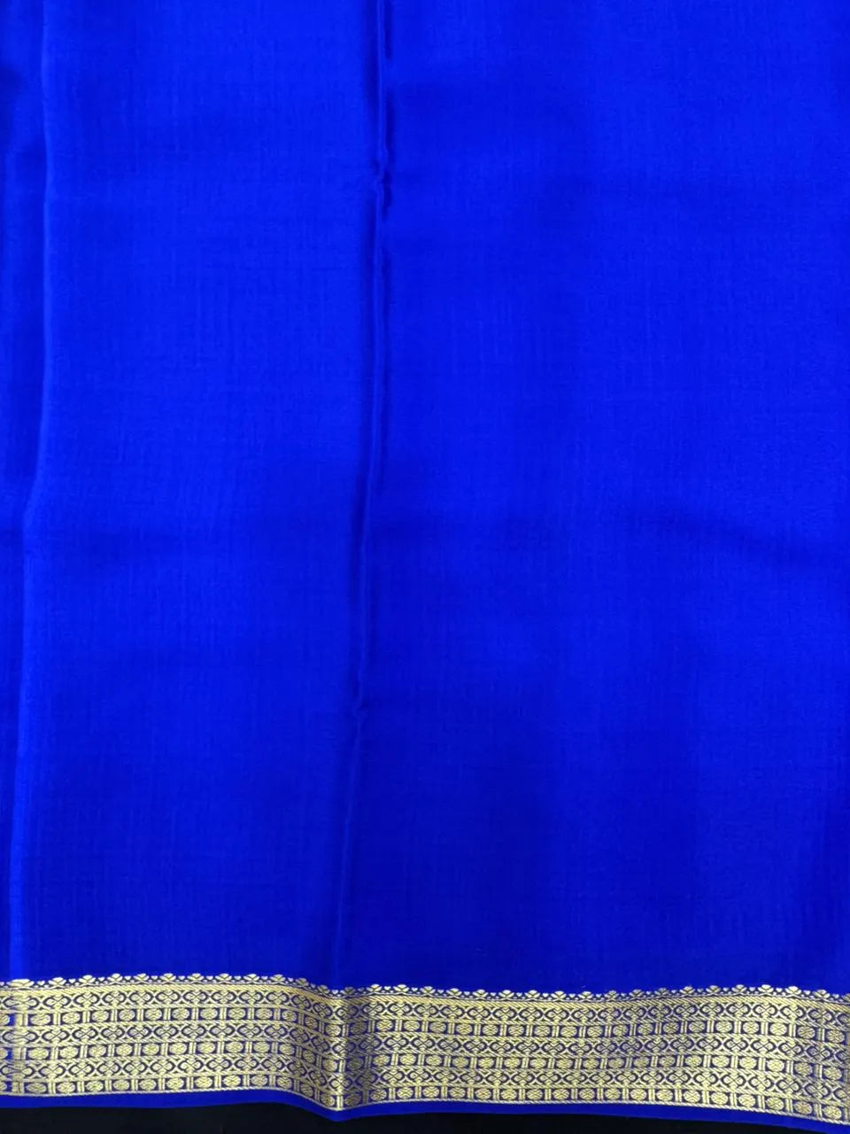 Mysore Silk Saree with Royal Chex Pattern (Chamundi)