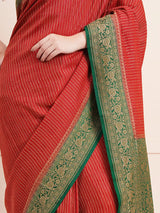 Pure Banarasi Crepe Silk Saree