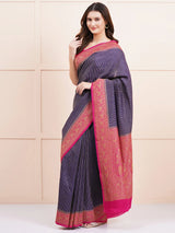 Pure Banarasi Crepe Silk Saree