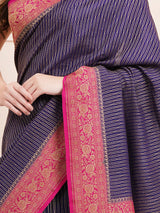 Pure Banarasi Crepe Silk Saree