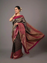 Pure Kanchi Jhalak Silk Saree