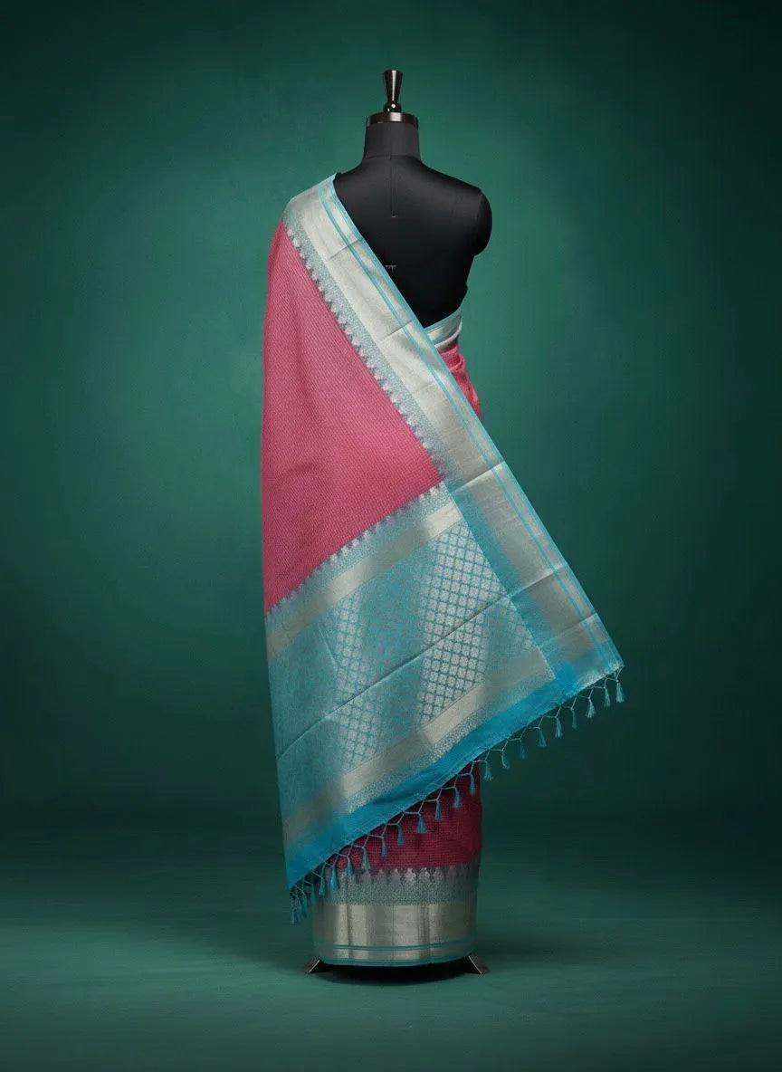 Royal Weaves of Kanchipuram – Pure Silk Elegance-Pure Soft
