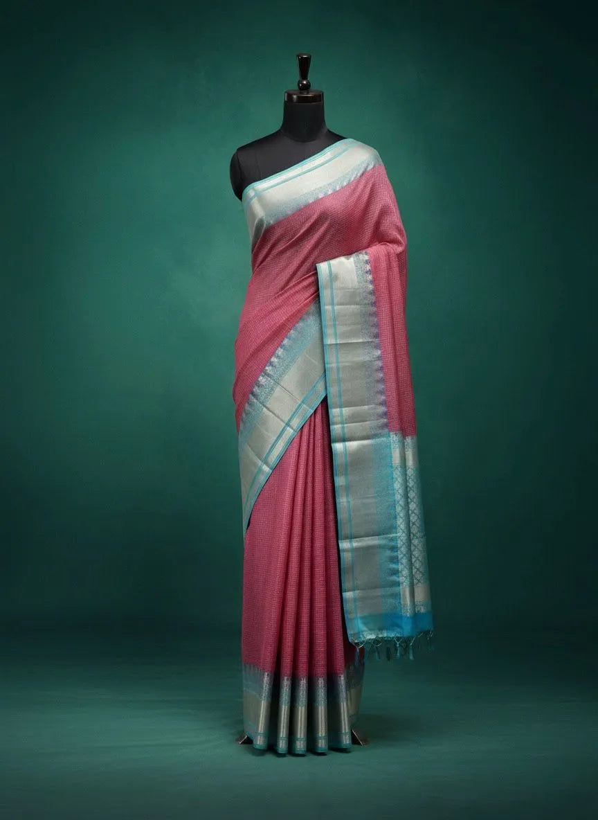 Royal Weaves of Kanchipuram – Pure Silk Elegance-Pure Soft