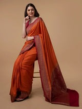 Pure Banarasi Crepe Silk Saree