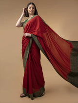 Pure Banarasi Crepe Silk Saree