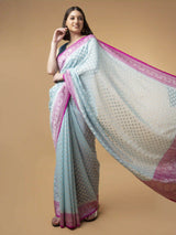 Pure Khaddi Georgette Silk Saree