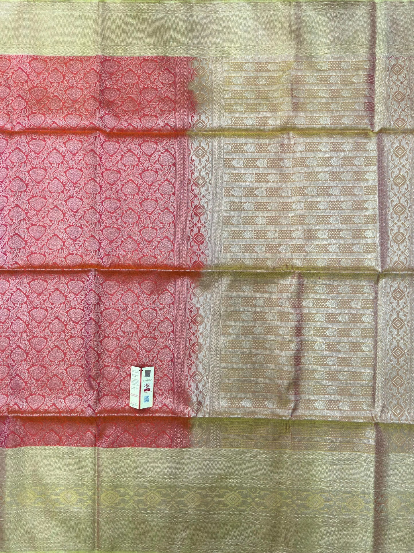 Pure Soft Kanjivaram Silk Saree – (Kanchi Jhalak)