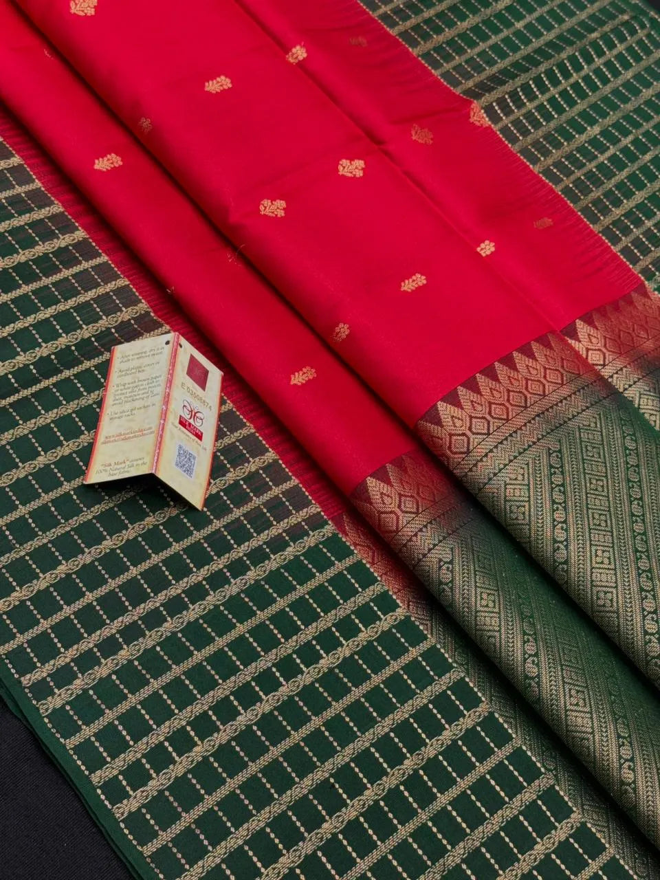 Pure Kanchipuram Silk Saree –(Pure Bentex Br)