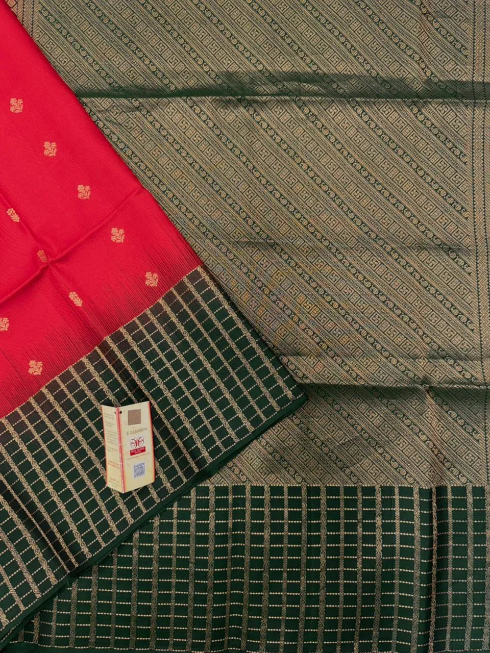 Pure Kanchipuram Silk Saree –(Pure Bentex Br)