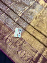 Pure Kanchi Tussar Silk Saree-Pure Chanda Silk