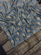 Luxury Drape: Authentic Pure Chinya Silk Saree-Pure chinya silk H