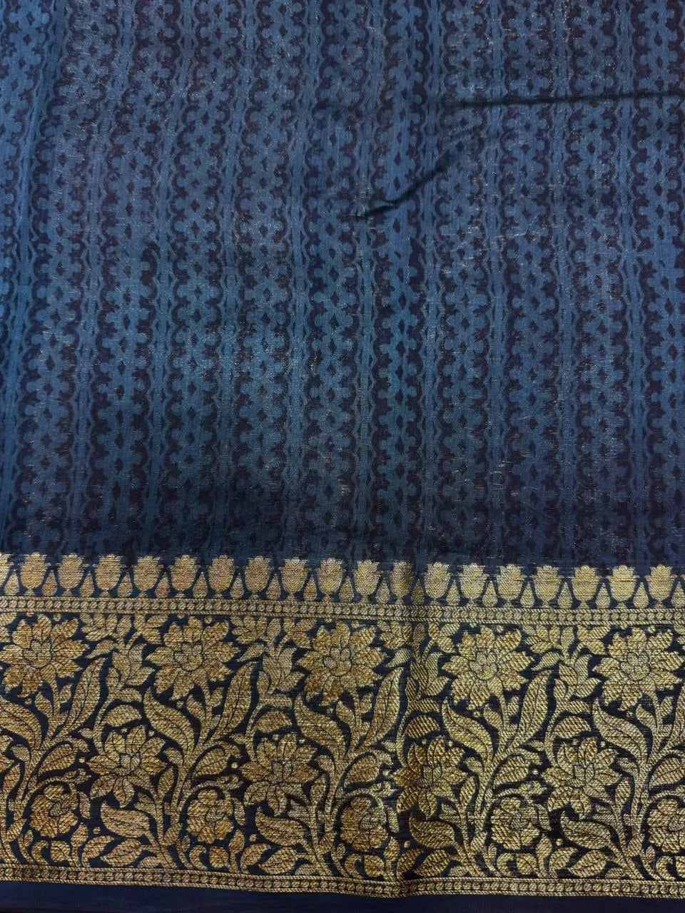 Luxury Drape: Authentic Pure Chinya Silk Saree-Pure chinya silk H