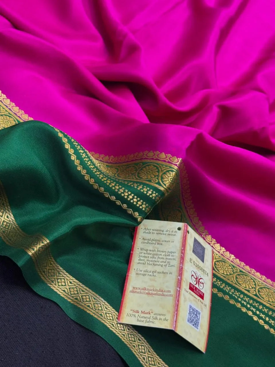 Pure Mysuru Silk Saree by Sitha BTX