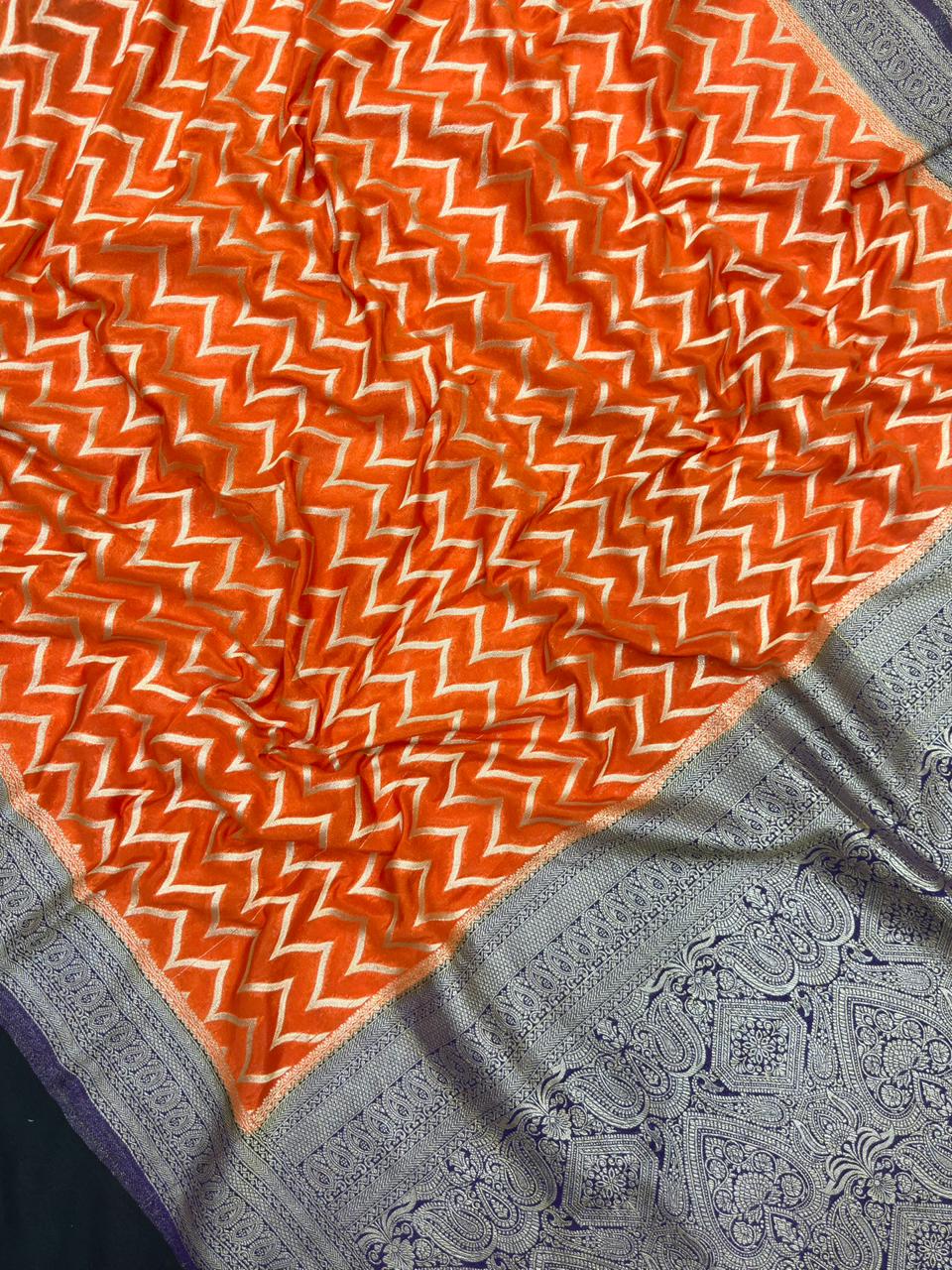 Semi-Silk Saree with Royal Pallu