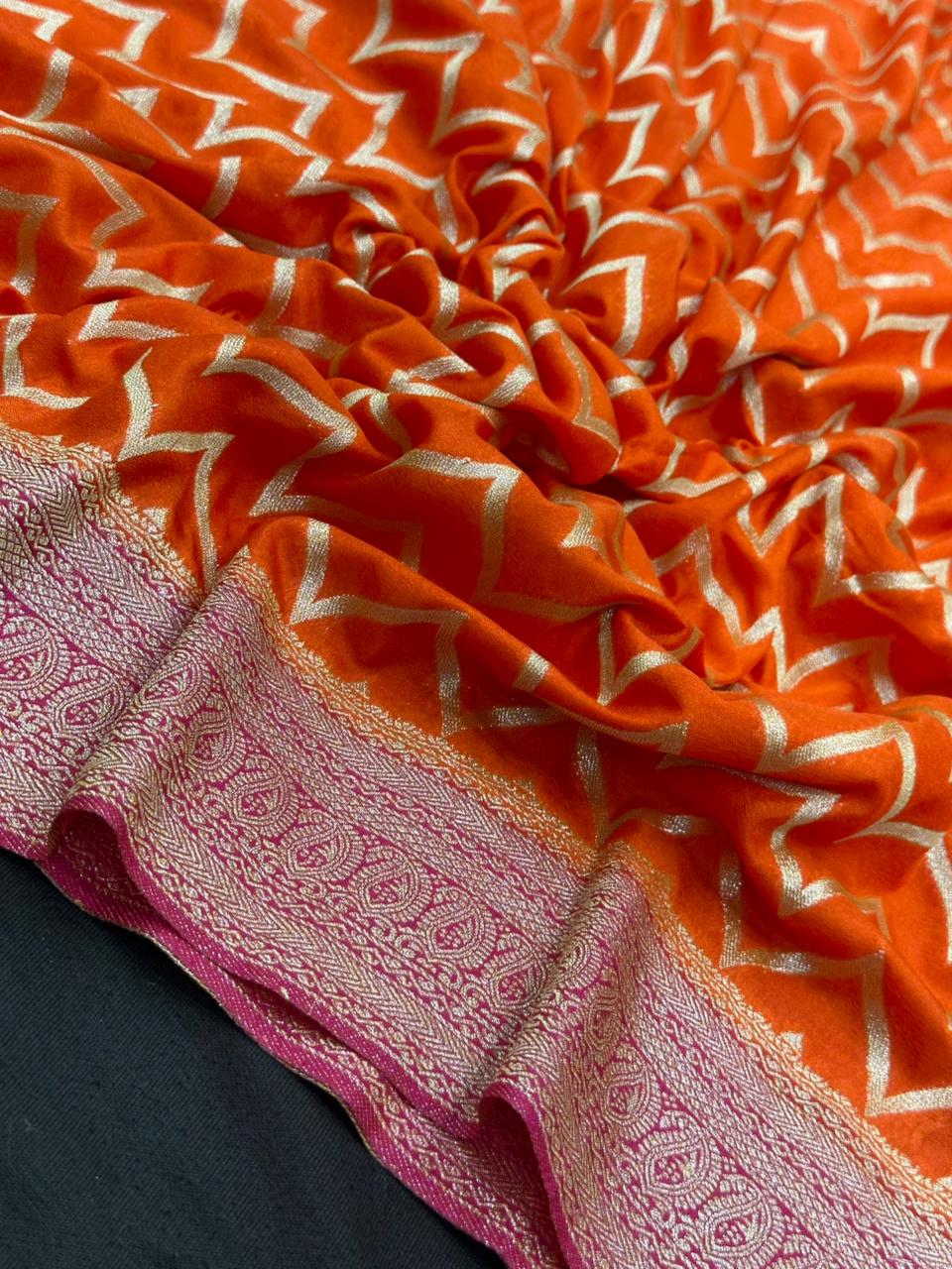 Semi-Silk Saree with Royal Pallu