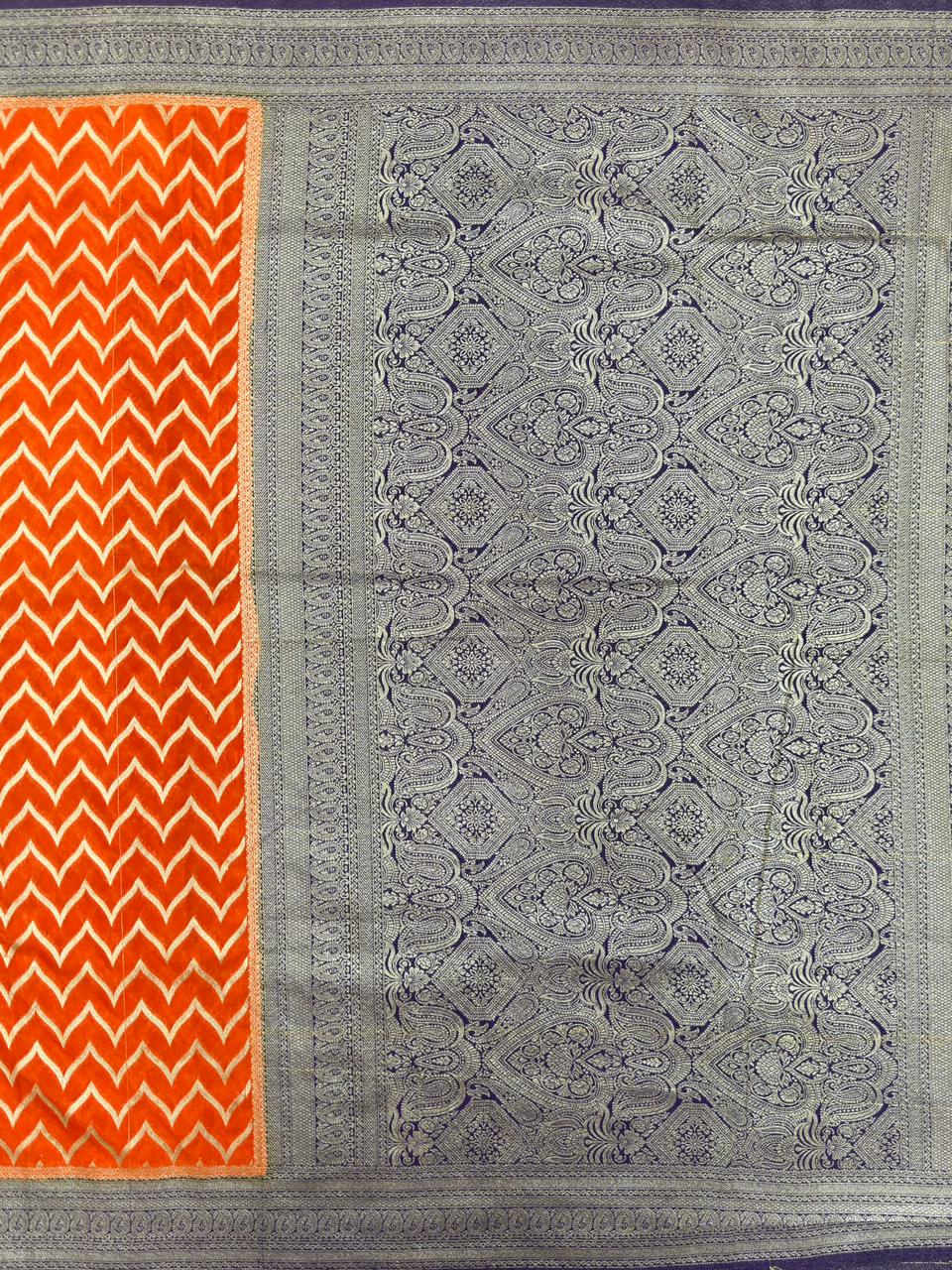 Semi-Silk Saree with Royal Pallu