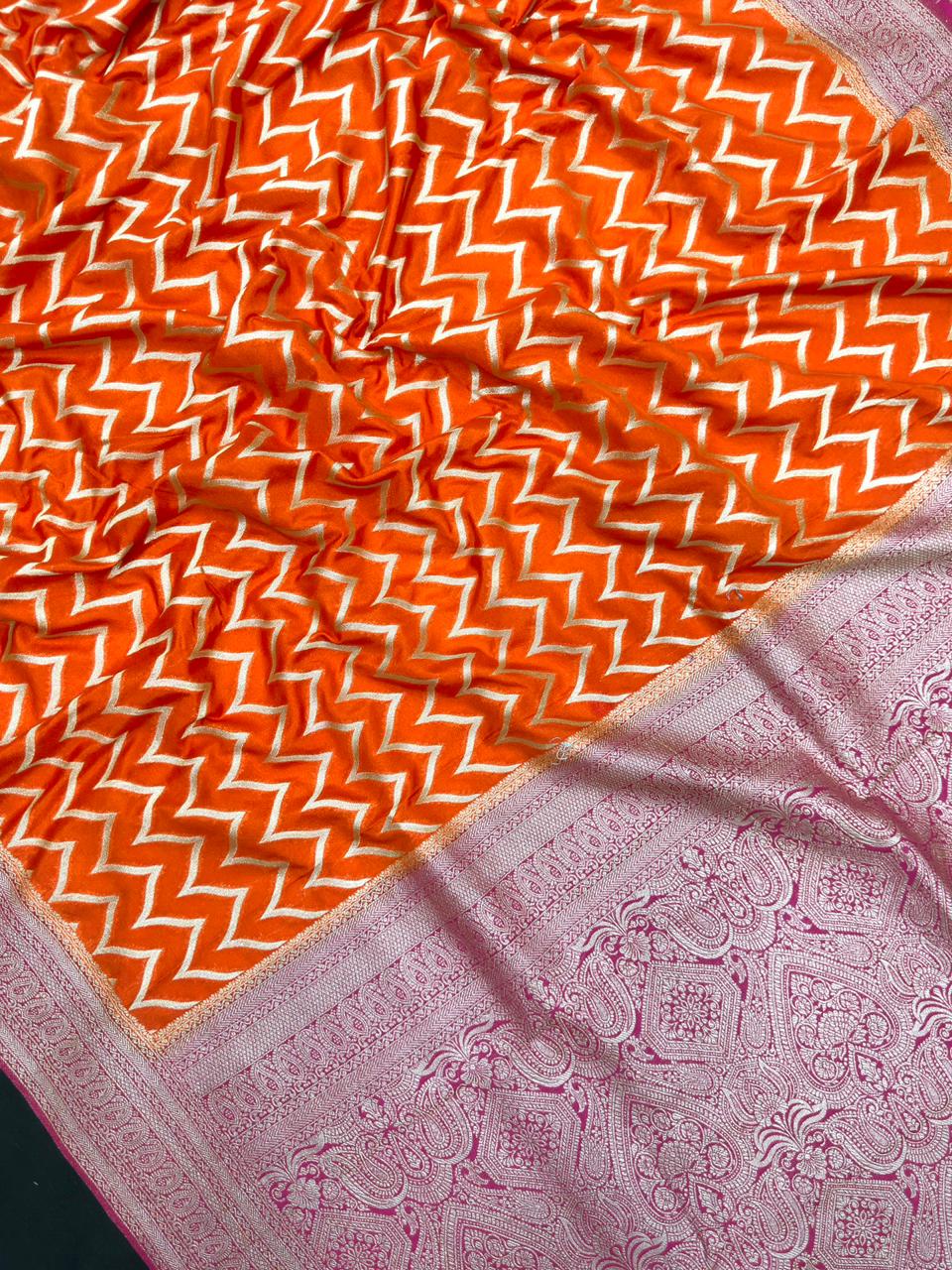 Semi-Silk Saree with Royal Pallu