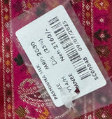 Pure Pashmina Silk Saree – Kashmiri Paisley Border