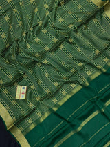 Mysore Silk Saree with Royal Chex Pattern (Chamundi)