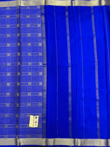 Mysore Silk Saree with Royal Chex Pattern (Chamundi) 