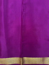 Mysore Silk Saree with Royal Chex Pattern (Chamundi)