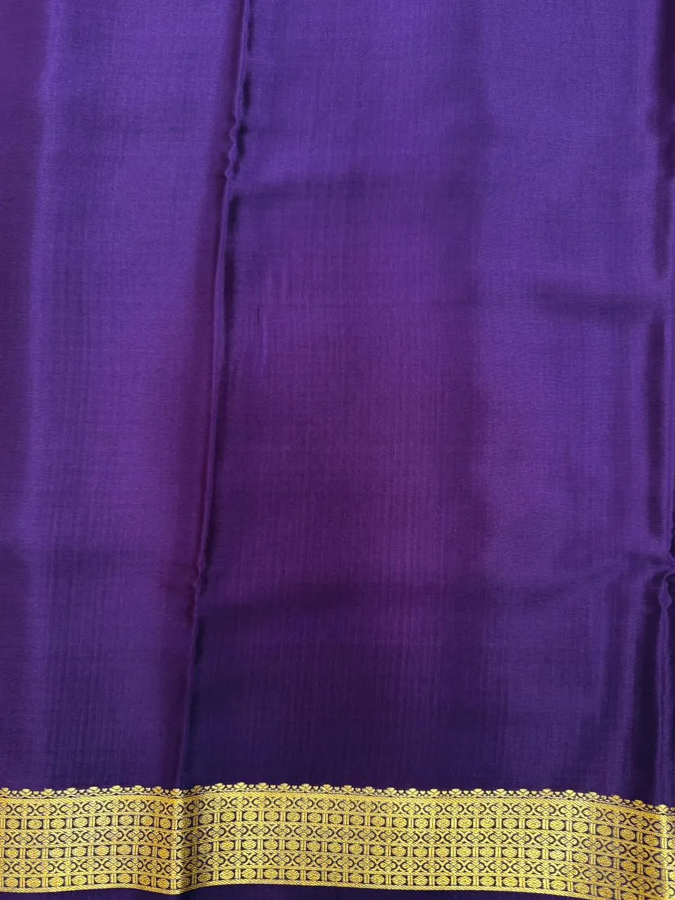 Mysore Silk Saree with Royal Chex Pattern (Chamundi)