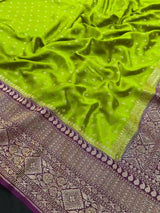 Pure Banarasi Crepe Silk Saree