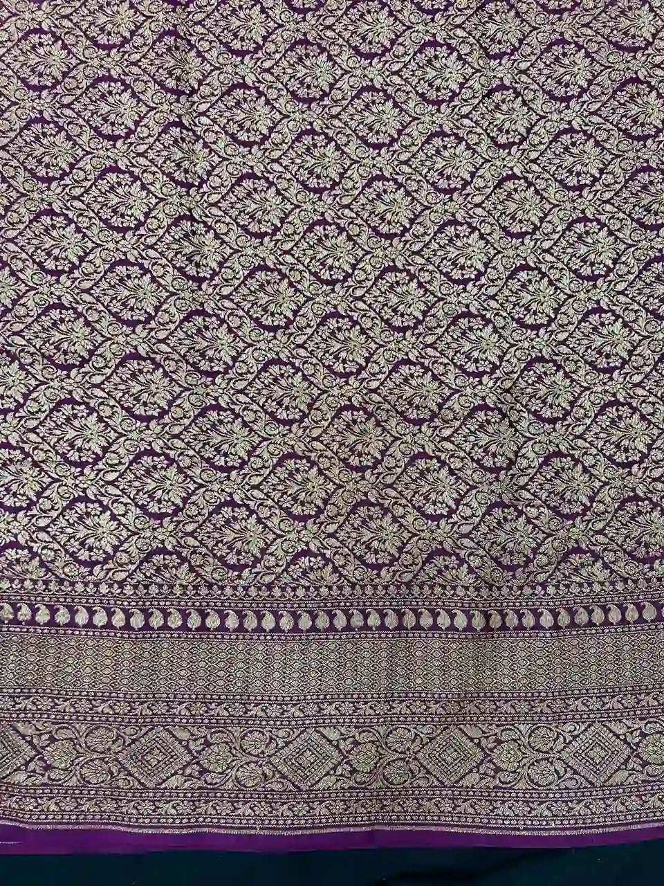 Pure Banarasi Crepe Silk Saree