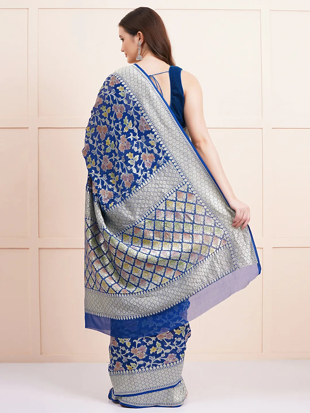 Exquisite Pure Khaddi Georgette Saree – Ideal Choice for Traditional and Celebration Wear