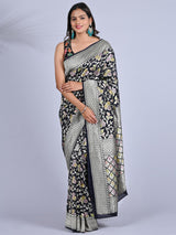 Meena Kari Pure Khaddi Georgette Saree
