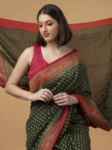 Pure Khaddi Georgette Silk Saree