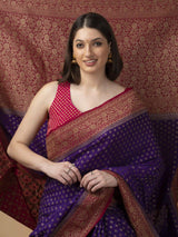 Pure Banarasi Crepe Silk Saree 