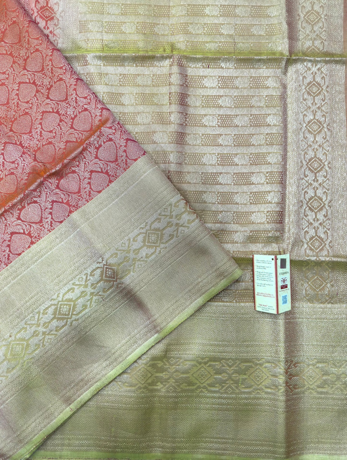  Pure Soft Kanjivaram Silk Saree – (Kanchi Jhalak)