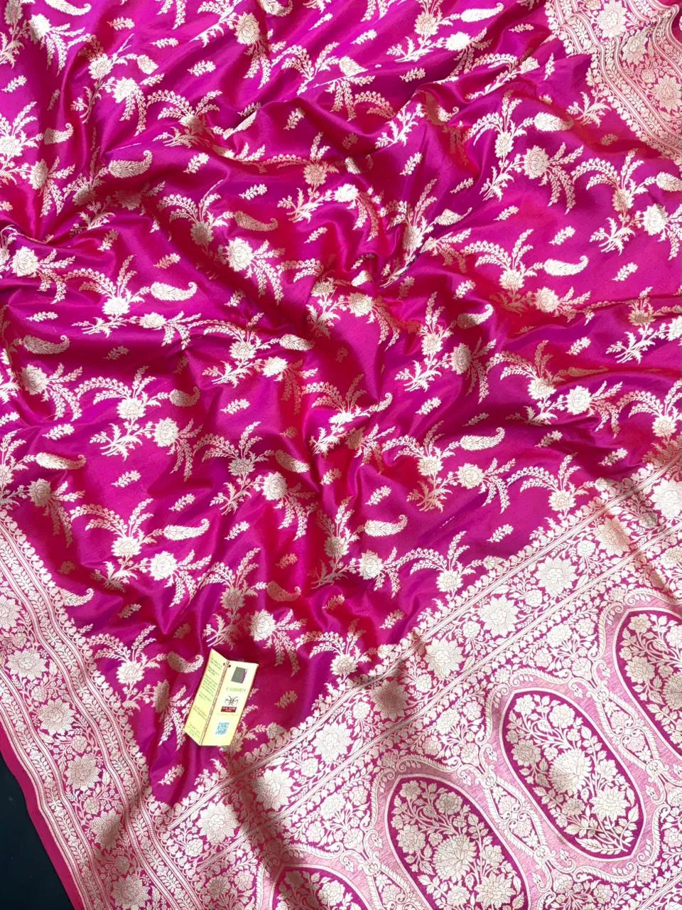 Plain Katan Silk Saree for Elegant Occasions 