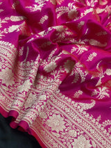 Plain Katan Silk Saree for Elegant Occasions 