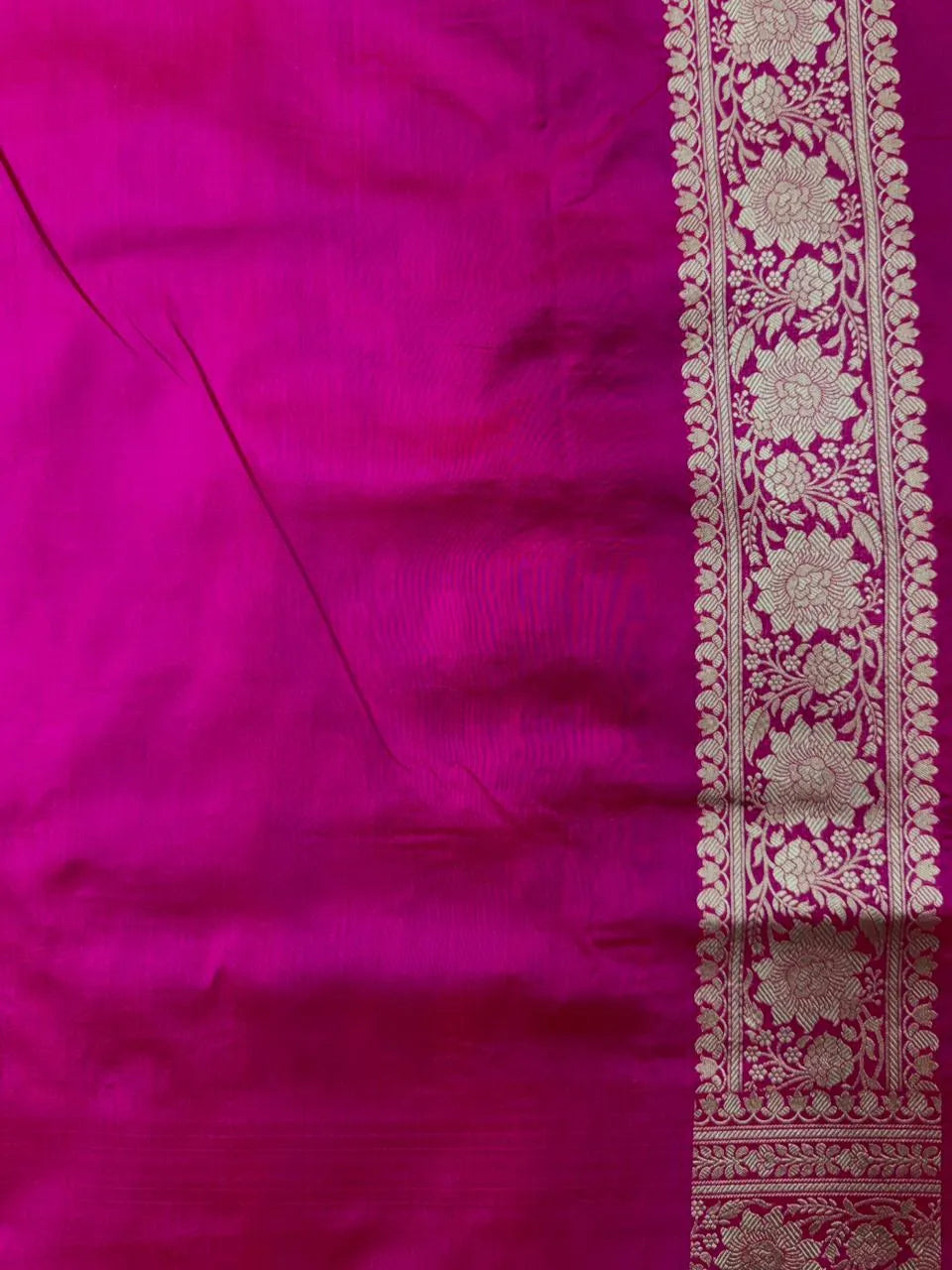 Plain Katan Silk Saree for Elegant Occasions 