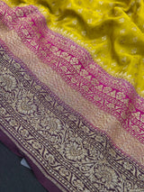 Pure Banarasi 3D Crape Silk Saree