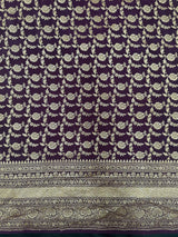 Pure Banarasi 3D Crape Silk Saree