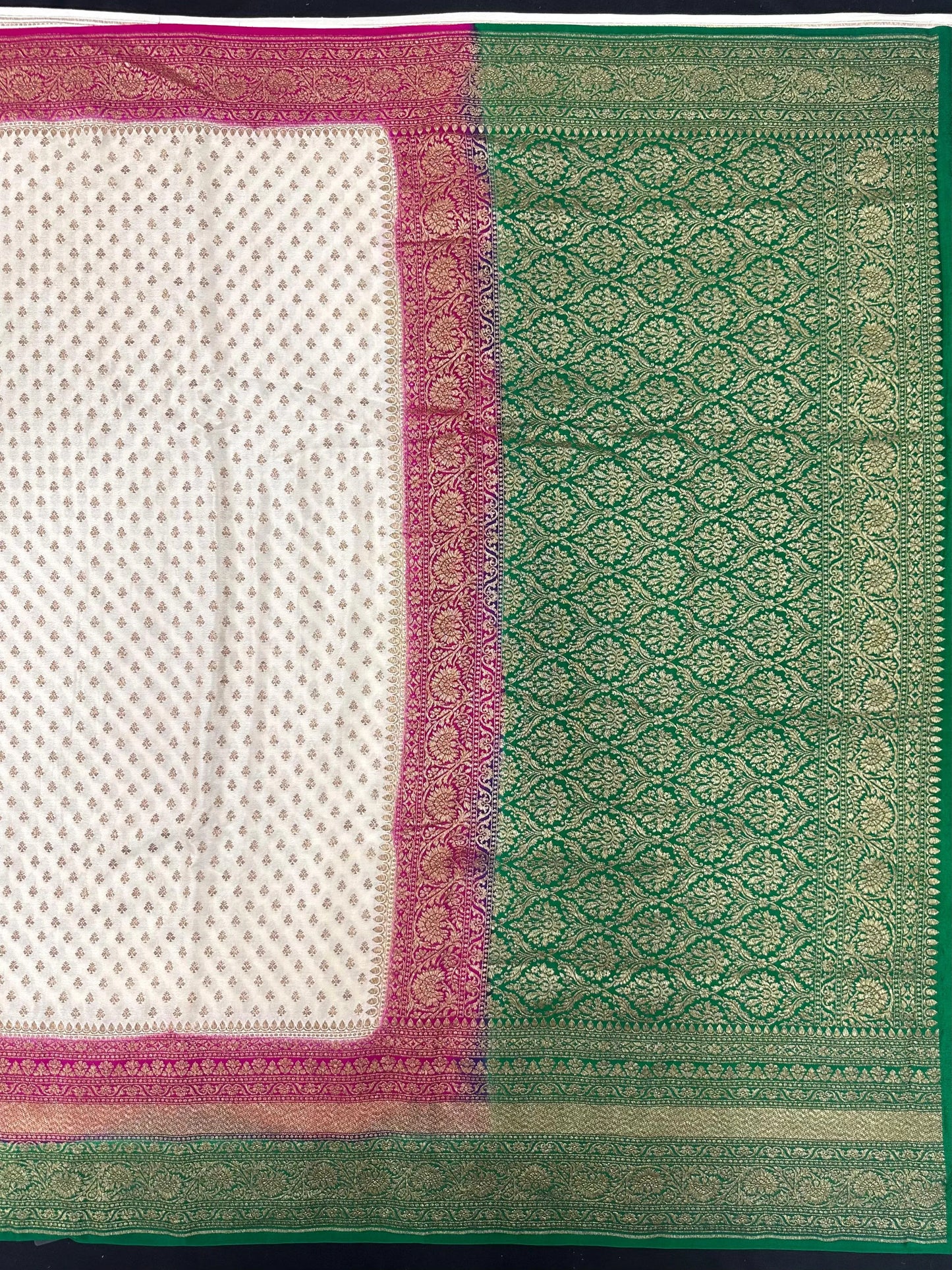 Pure Banarasi 3D Crape Silk Saree