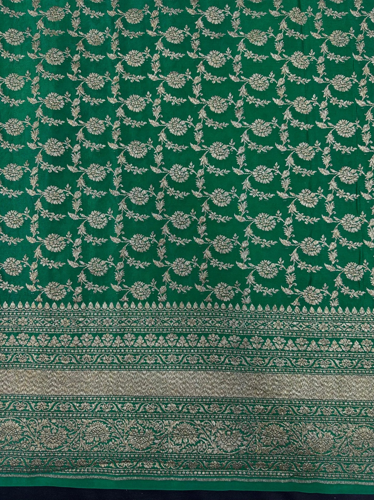 Pure Banarasi 3D Crape Silk Saree