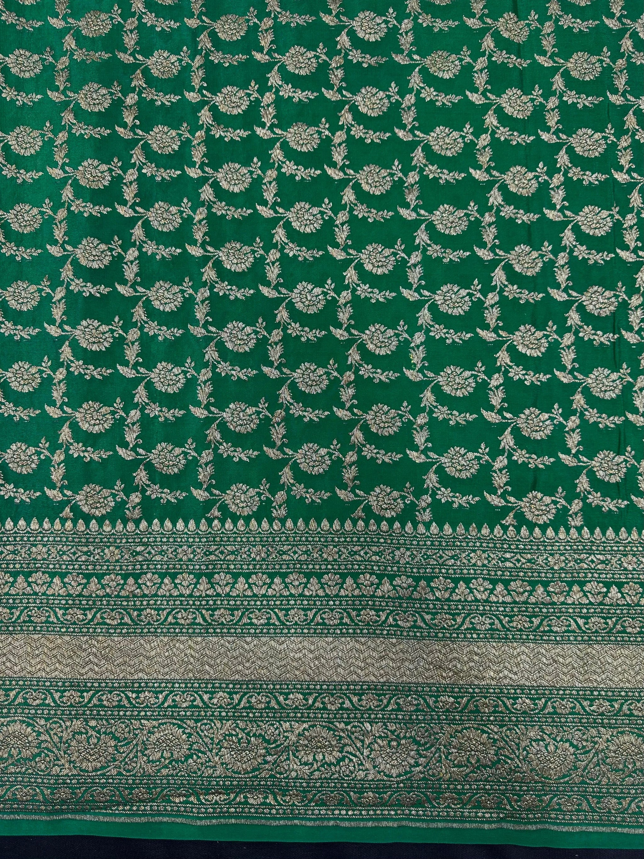 Pure Banarasi 3D Crape Silk Saree