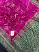 Pure Banarasi 3D Crape Silk Saree