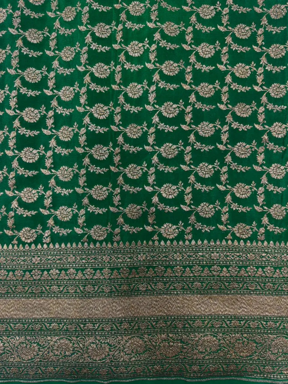 Pure Banarasi 3D Crape Silk Saree