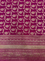 Pure Banarasi 3D Crape Silk Saree