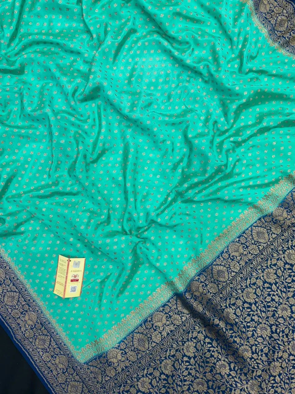 Pure Banarasi Crepe Silk Saree