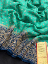 Pure Banarasi Crepe Silk Saree