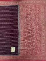 Pure Banarasi Crepe Silk Saree