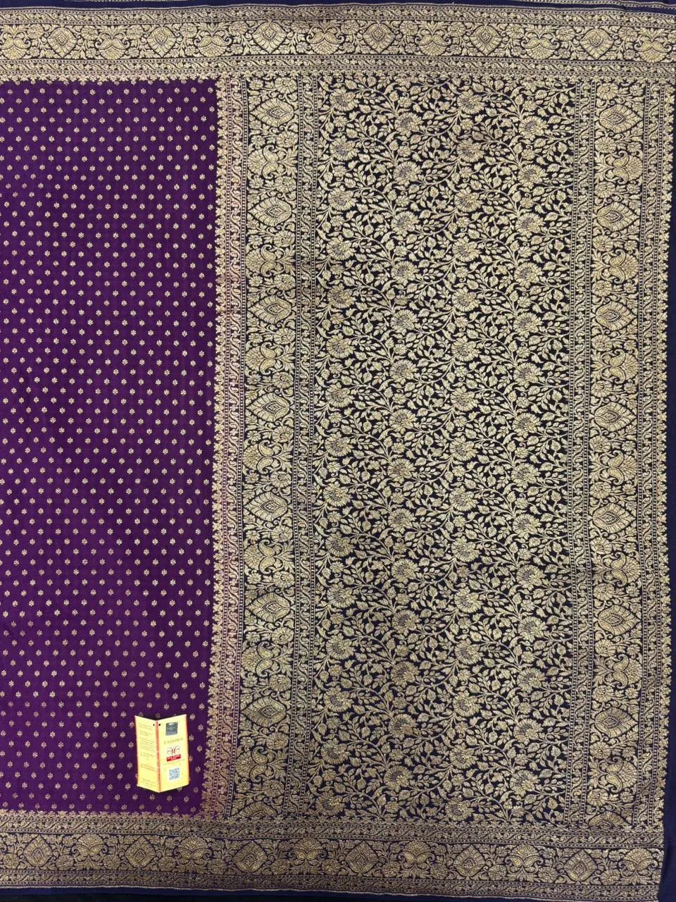 Pure Banarasi Crepe Silk Saree